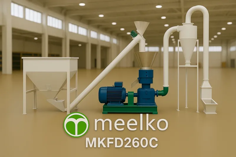 Imagen del producto Planta de Pellets 300 kg/h: Línea Completa y Modular - Meelko